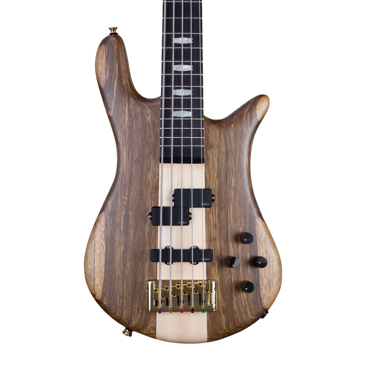 CHUCKSCLUSIVE Spector Euro 5 LT Solid Korina Wings 5-String Electric Bass Guitar - Natural Satin