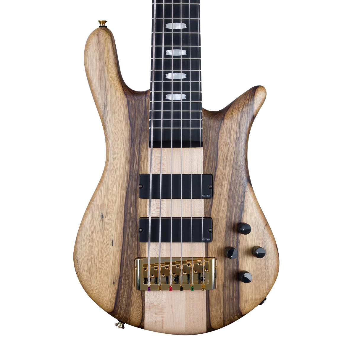 CHUCKSCLUSIVE Spector Euro 6 LT Solid Korina Wings 6-String Electric Bass Guitar - Natural Satin